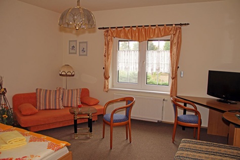 Gemütliches Zweibettzimmer in der Parkschänke Zabeltitz