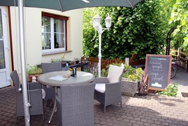 Gästegarten des Restaurant der Parkschänke Zabeltitz