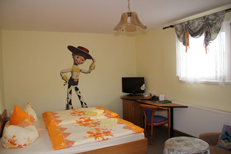 Familienzimmer im Hotel Parkschänke Zabeltitz